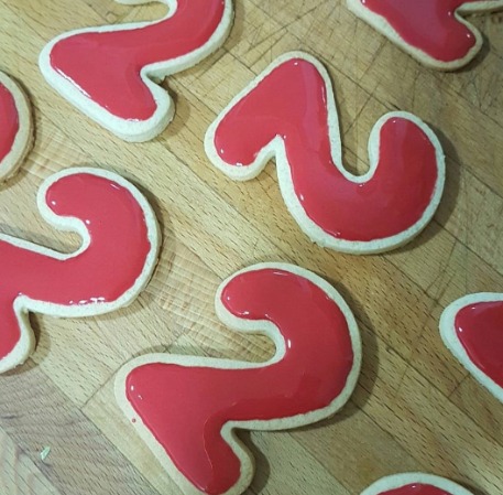 Galletas de mantequilla y glasa