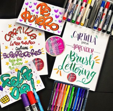 Cartilla letra timoteo y lettering 