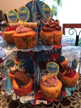 Bocadillos y pasteles 